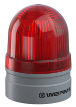 26011075 - Werma - EvoSIGNAL - Mini TwinLIGHT Beacon - 24V AC/DC - Red