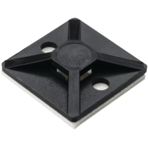MB BLACK SELF ADH CABLE TIE MOUNT 19MM X 19MM MB BLACK SELF ADH CABLE TIE MOUNT 19MM X 19MM