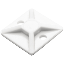 MB WHITE SELF ADH CABLE TIE MOUNT 19MM X 19MM