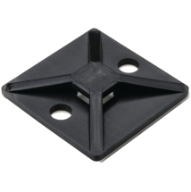 MB BLACK SELF ADH CABLE TIE MOUNT 28MM X 28MM MB BLACK SELF ADH CABLE TIE MOUNT 28MM X 28MM