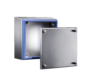 HD Terminal box, WHD: 150x150x80 mm, Stainless steel 1.4301, with mounting plate HD Terminal box, WHD: 150x150x80 mm, Stainless steel 1.4301, with mounting plate