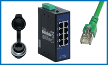 Lutze Ethernet Kits - Unmanaged 8-Port Ethernet Switch Kit - 772006KIT