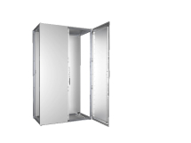 VX Baying enclosure system, WHD: 1200x2000x600 mm, stainless steel, two doors