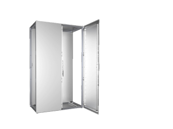VX Baying enclosure system, WHD: 1200x2000x600 mm, stainless steel, two doors VX Baying enclosure system, WHD: 1200x2000x600 mm, stainless steel, two doors