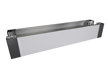 VX plinth with trim panel, front/rear, H: 200 mm, for W: 1200mm, stainless steel VX plinth with trim panel, front/rear, H: 200 mm, for W: 1200mm, stainless steel