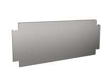 VX Base/plinth trim panel, side, H: 200 mm, for D: 600 mm, stainless steel