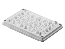 SV Cable entry gland, with sealing membranes, 32x Ø 7-16 mm, 4x Ø 10-20 mm, SV Cable entry gland, with sealing membranes, 32x Ø 7-16 mm, 4x Ø 10-20 mm,