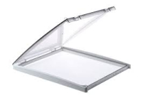 Fibox Grey Polycarbonate IP65 Inspection Window for use with 36 Module Enclosure